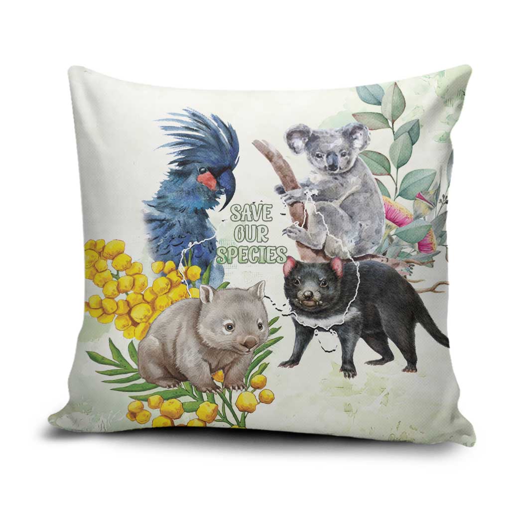 National Threatened Species Day Australia Pillow Cover Aussie Animals Save Our Species - Aussie Hoodie