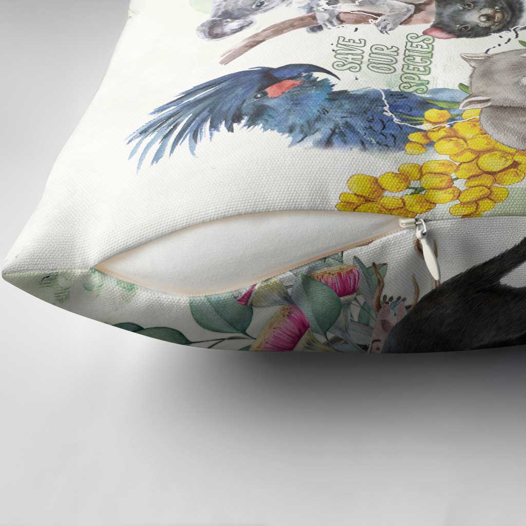 National Threatened Species Day Australia Pillow Cover Aussie Animals Save Our Species - Aussie Hoodie