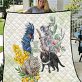 National Threatened Species Day Australia Quilt Aussie Animals Save Our Species - Aussie Hoodie