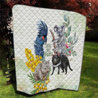 National Threatened Species Day Australia Quilt Aussie Animals Save Our Species - Aussie Hoodie