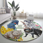 National Threatened Species Day Australia Round Carpet Aussie Animals Save Our Species - Aussie Hoodie
