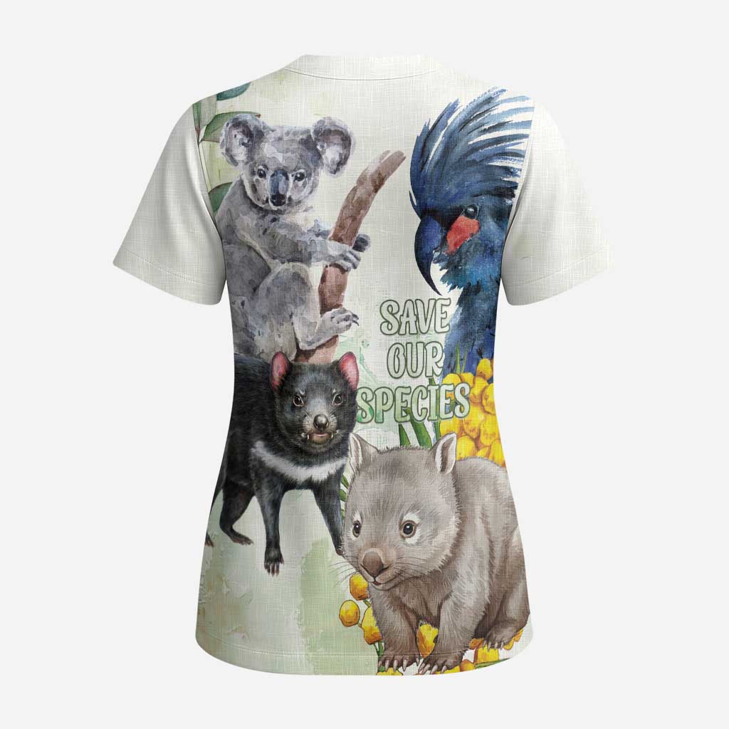 National Threatened Species Day Australia Scrub Top Aussie Animals Save Our Species - Aussie Hoodie
