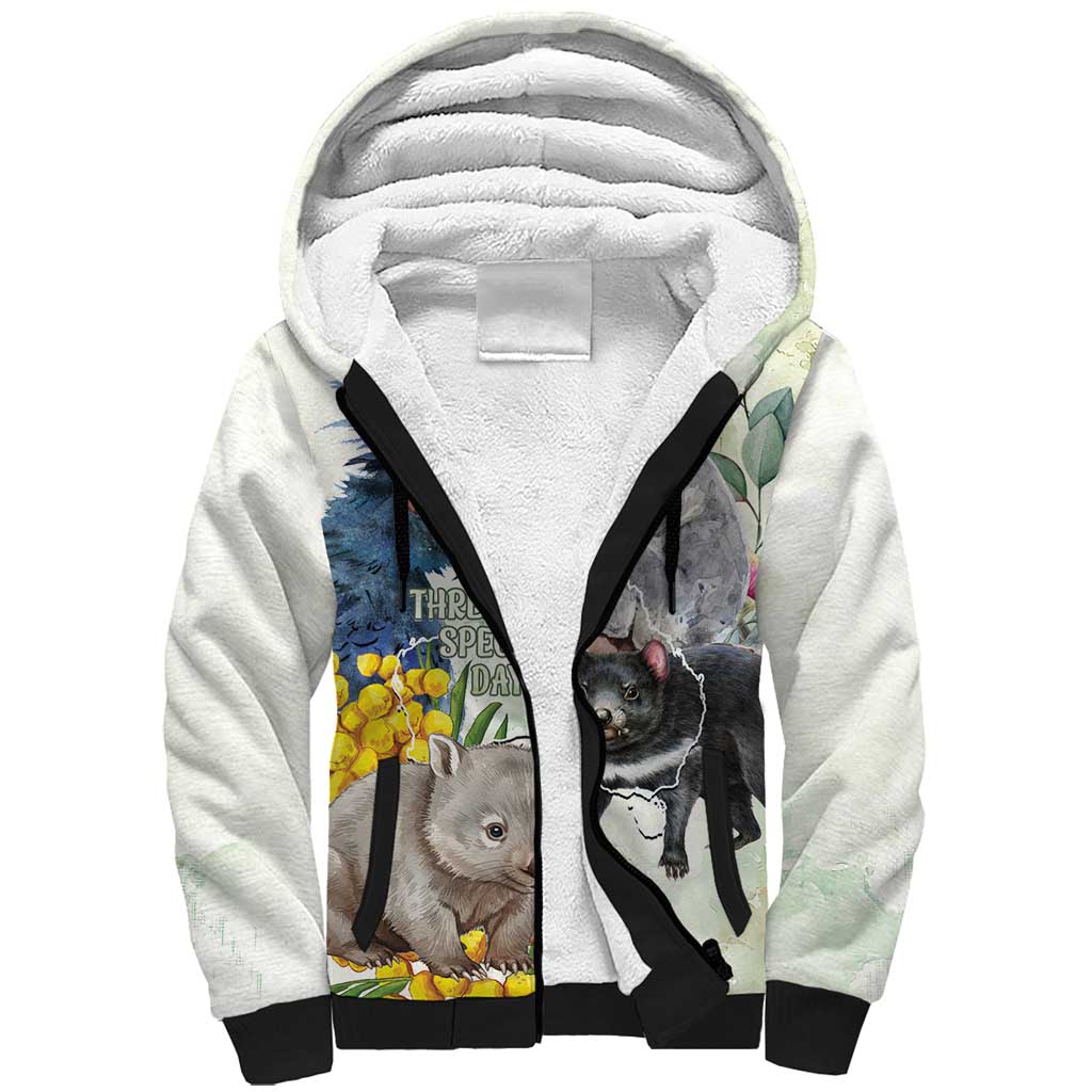 National Threatened Species Day Australia Sherpa Hoodie Aussie Animals Save Our Species - Aussie Hoodie