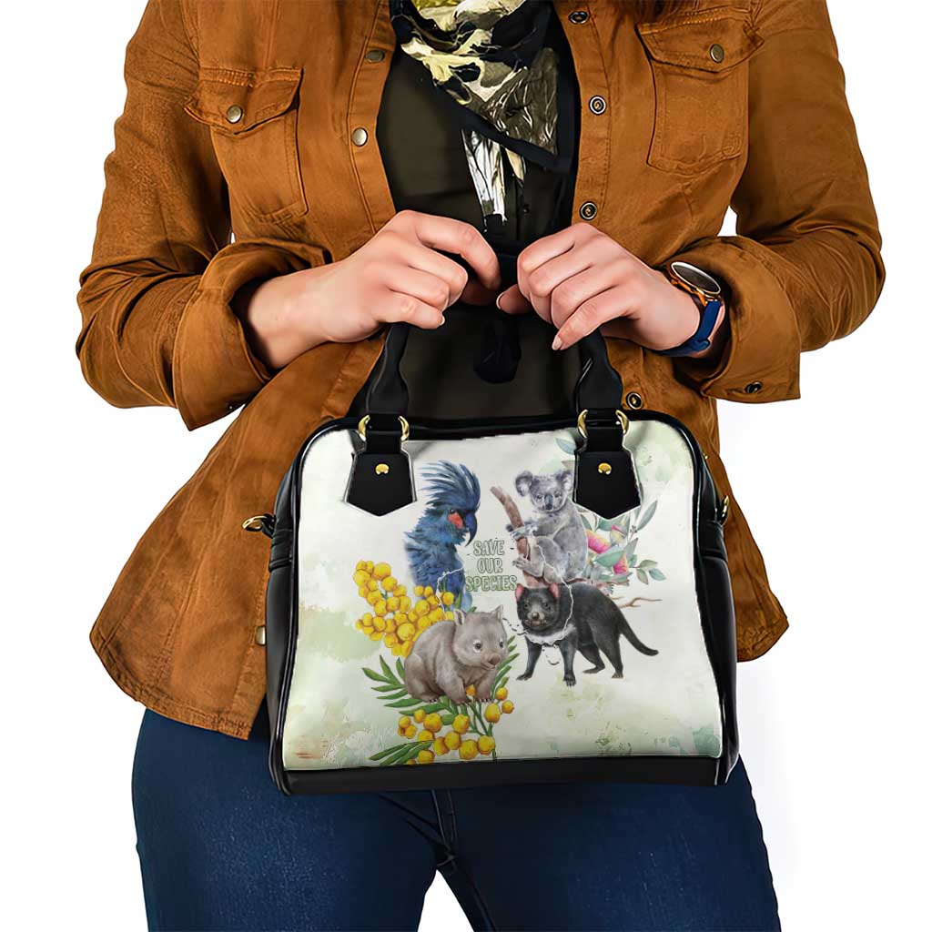 National Threatened Species Day Australia Shoulder Handbag Aussie Animals Save Our Species - Aussie Hoodie