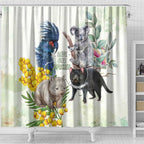 National Threatened Species Day Australia Shower Curtain Aussie Animals Save Our Species - Aussie Hoodie