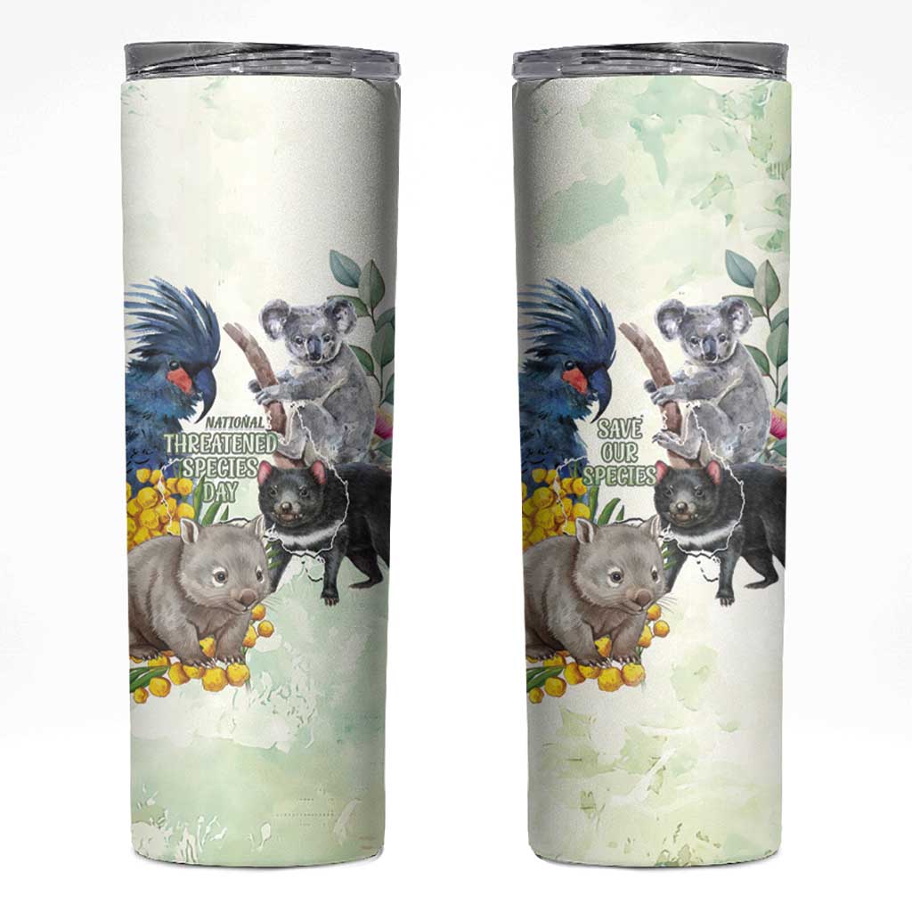National Threatened Species Day Australia Skinny Tumbler Aussie Animals Save Our Species - Aussie Hoodie