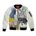 National Threatened Species Day Australia Sleeve Zip Bomber Jacket Aussie Animals Save Our Species - Aussie Hoodie