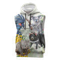 National Threatened Species Day Australia Sleeveless Hoodie Aussie Animals Save Our Species - Aussie Hoodie