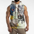 National Threatened Species Day Australia Sleeveless Hoodie Aussie Animals Save Our Species - Aussie Hoodie