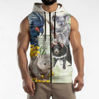 National Threatened Species Day Australia Sleeveless Zip Hoodie Aussie Animals Save Our Species LT14