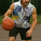National Threatened Species Day Australia Sleeveless Zip Hoodie Aussie Animals Save Our Species LT14