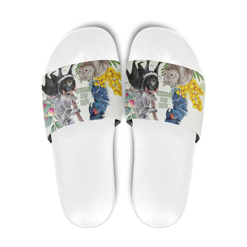 National Threatened Species Day Australia Slide Sandals Aussie Animals Save Our Species - Aussie Hoodie