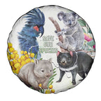 National Threatened Species Day Australia Spare Tire Cover Aussie Animals Save Our Species - Aussie Hoodie