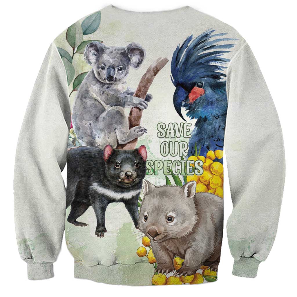 National Threatened Species Day Australia Sweatshirt Aussie Animals Save Our Species - Aussie Hoodie