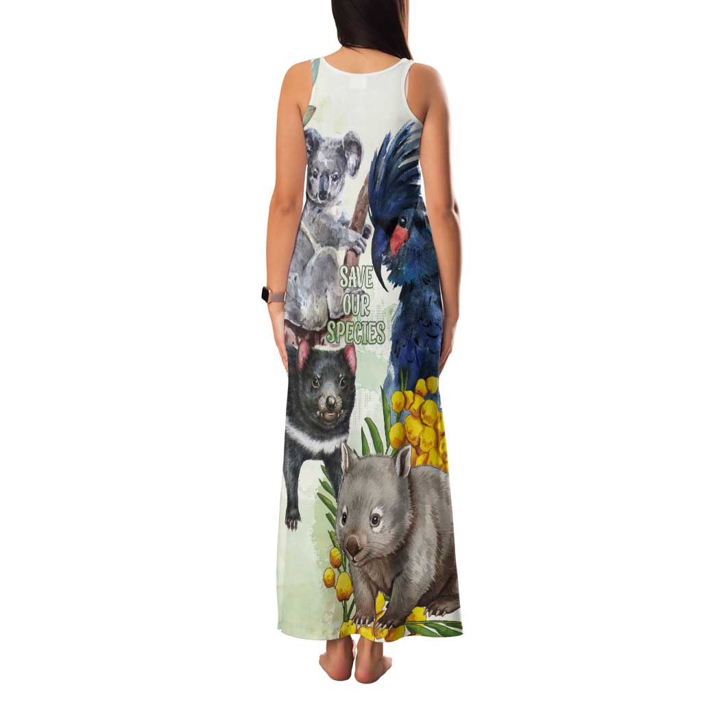 National Threatened Species Day Australia Tank Maxi Dress Aussie Animals Save Our Species - Aussie Hoodie