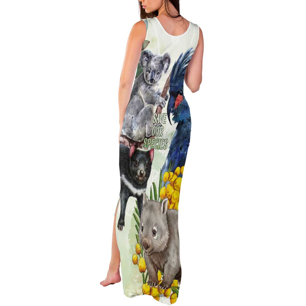 National Threatened Species Day Australia Tank Maxi Dress Aussie Animals Save Our Species - Aussie Hoodie