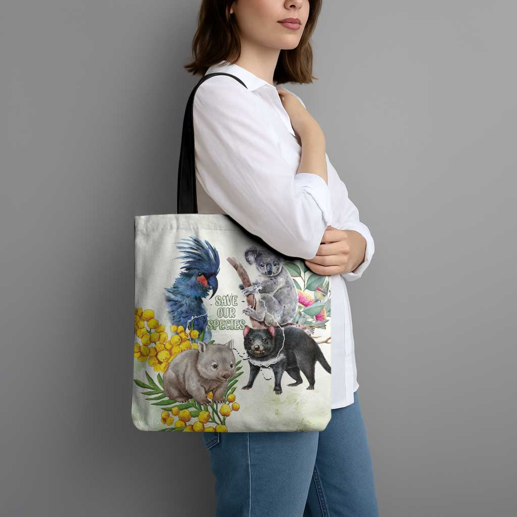 National Threatened Species Day Australia Tote Bag Aussie Animals Save Our Species - Aussie Hoodie