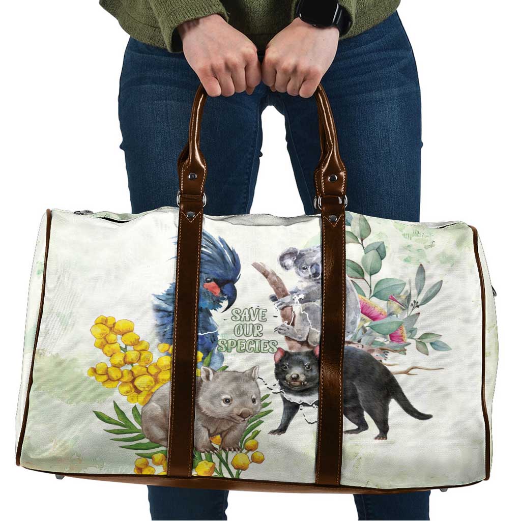 National Threatened Species Day Australia Travel Bag Aussie Animals Save Our Species - Aussie Hoodie