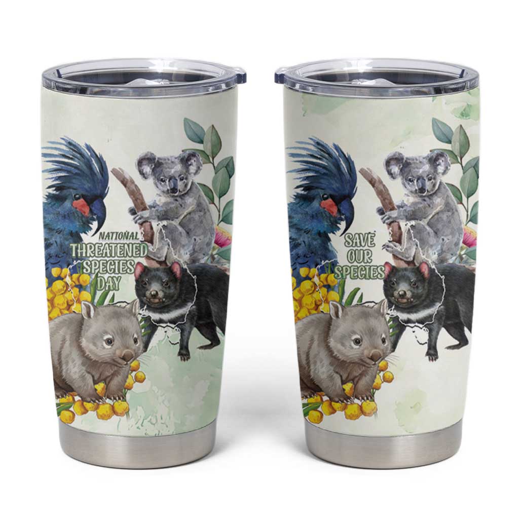 National Threatened Species Day Australia Tumbler Cup Aussie Animals Save Our Species - Aussie Hoodie