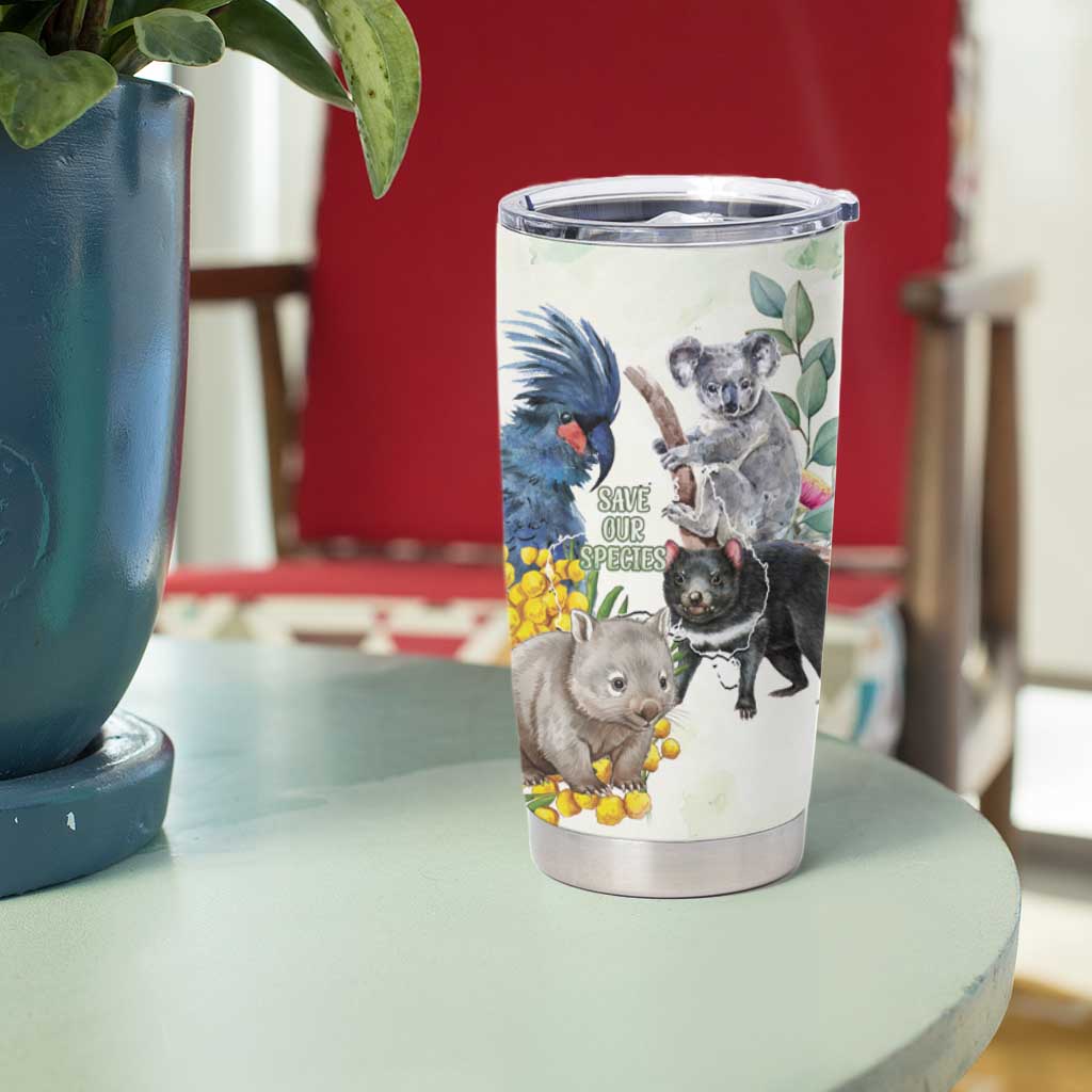 National Threatened Species Day Australia Tumbler Cup Aussie Animals Save Our Species - Aussie Hoodie