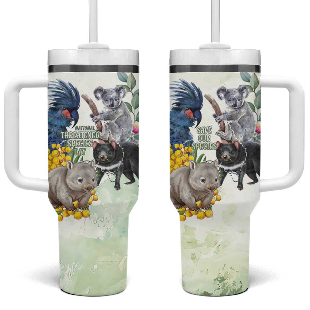 National Threatened Species Day Australia Tumbler With Handle Aussie Animals Save Our Species - Aussie Hoodie