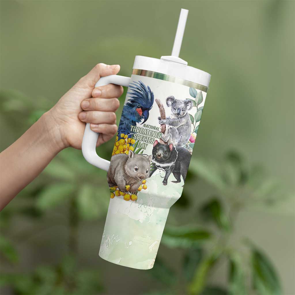 National Threatened Species Day Australia Tumbler With Handle Aussie Animals Save Our Species - Aussie Hoodie