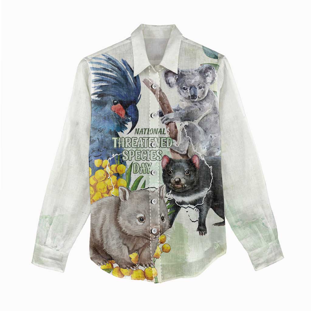 National Threatened Species Day Australia Women Casual Shirt Aussie Animals Save Our Species - Aussie Hoodie