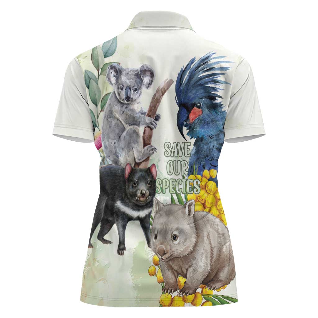 National Threatened Species Day Australia Women Polo Shirt Aussie Animals Save Our Species - Aussie Hoodie