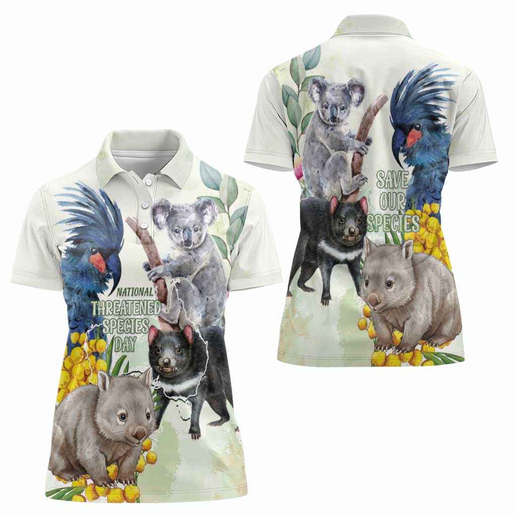 National Threatened Species Day Australia Women Polo Shirt Aussie Animals Save Our Species - Aussie Hoodie