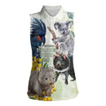 National Threatened Species Day Australia Women Sleeveless Polo Shirt Aussie Animals Save Our Species - Aussie Hoodie