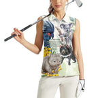National Threatened Species Day Australia Women Sleeveless Polo Shirt Aussie Animals Save Our Species - Aussie Hoodie