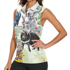 National Threatened Species Day Australia Women Sleeveless Polo Shirt Aussie Animals Save Our Species - Aussie Hoodie
