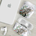 Australia Opossum AirPods Case Aboriginal Art Gumtree Blossoms Grunge - Aussie Hoodie