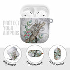 Australia Opossum AirPods Case Aboriginal Art Gumtree Blossoms Grunge - Aussie Hoodie