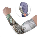 Australia Opossum Arm Sleeves Aboriginal Art Gumtree Blossoms Grunge - Aussie Hoodie