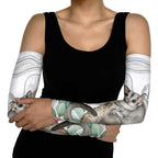 Australia Opossum Arm Sleeves Aboriginal Art Gumtree Blossoms Grunge - Aussie Hoodie
