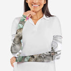 Australia Opossum Arm Sleeves Aboriginal Art Gumtree Blossoms Grunge - Aussie Hoodie