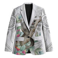 Australia Opossum Blazer Aboriginal Art Gumtree Blossoms Grunge - Aussie Hoodie