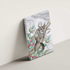 Australia Opossum Canvas Wall Art Aboriginal Art Gumtree Blossoms Grunge - Aussie Hoodie