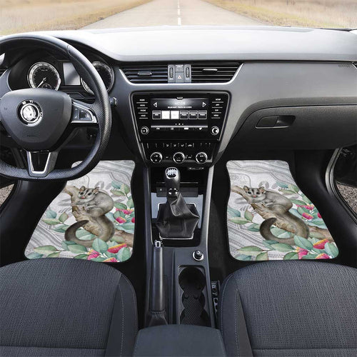 Australia Opossum Car Mats Aboriginal Art Gumtree Blossoms Grunge - Aussie Hoodie