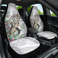 Australia Opossum Car Seat Cover Aboriginal Art Gumtree Blossoms Grunge - Aussie Hoodie