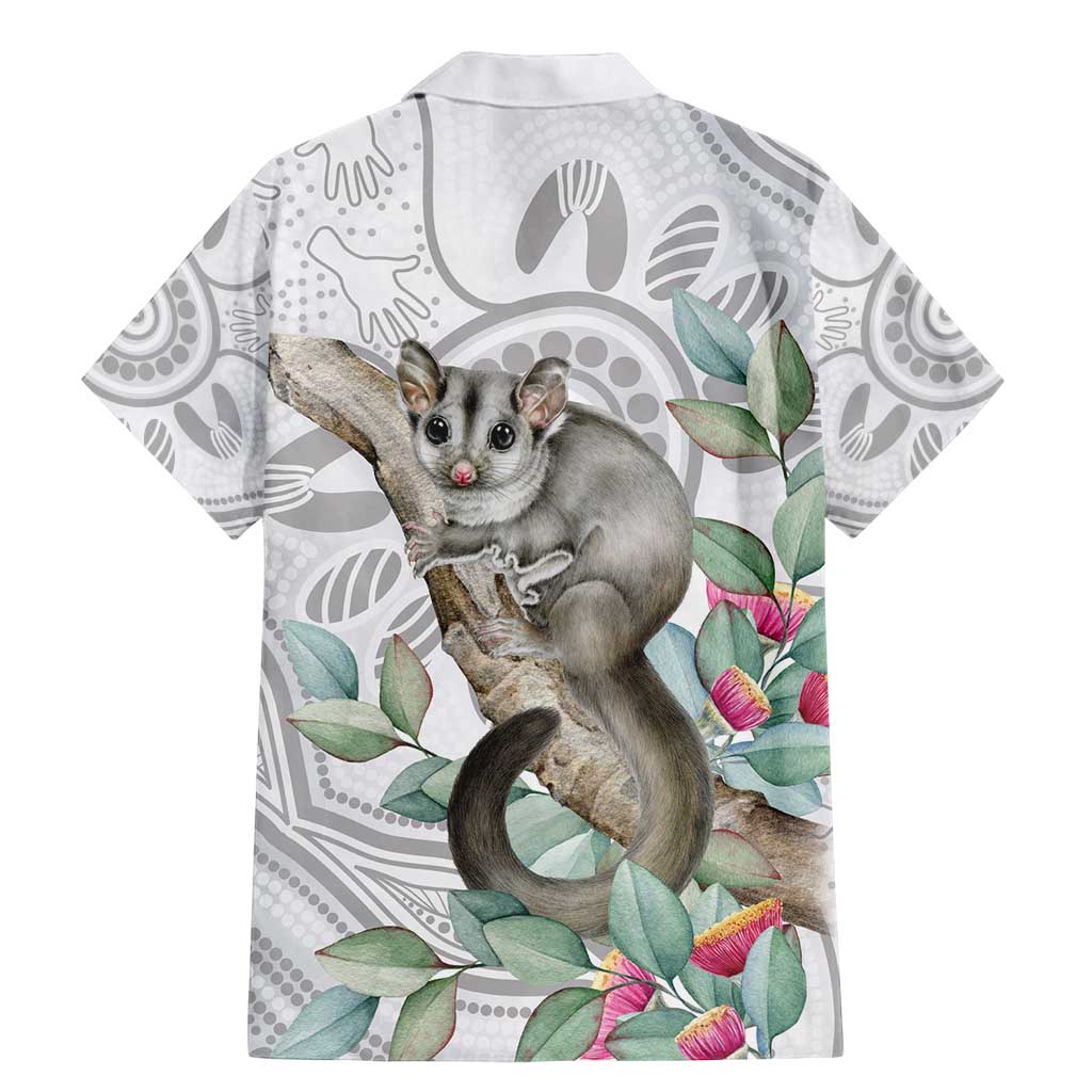 Australia Opossum Family Matching Mermaid Dress and Hawaiian Shirt Aboriginal Art Gumtree Blossoms Grunge - Aussie Hoodie
