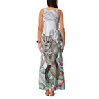 Australia Opossum Family Matching Tank Maxi Dress and Hawaiian Shirt Aboriginal Art Gumtree Blossoms Grunge - Aussie Hoodie