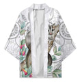 Australia Opossum Kimono Aboriginal Art Gumtree Blossoms Grunge - Aussie Hoodie