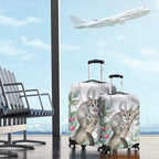 Australia Opossum Luggage Cover Aboriginal Art Gumtree Blossoms Grunge - Aussie Hoodie