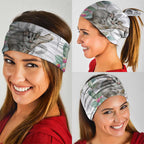 Australia Opossum Neck Gaiter Aboriginal Art Gumtree Blossoms Grunge - Aussie Hoodie