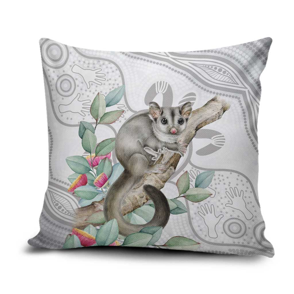 Australia Opossum Pillow Cover Aboriginal Art Gumtree Blossoms Grunge - Aussie Hoodie