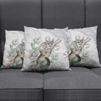 Australia Opossum Pillow Cover Aboriginal Art Gumtree Blossoms Grunge - Aussie Hoodie