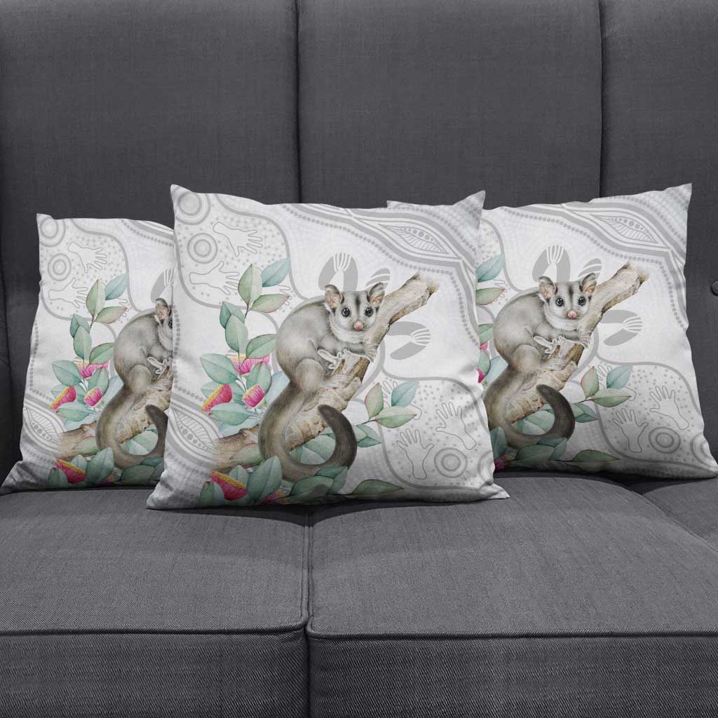Australia Opossum Pillow Cover Aboriginal Art Gumtree Blossoms Grunge - Aussie Hoodie