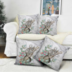 Australia Opossum Pillow Cover Aboriginal Art Gumtree Blossoms Grunge - Aussie Hoodie